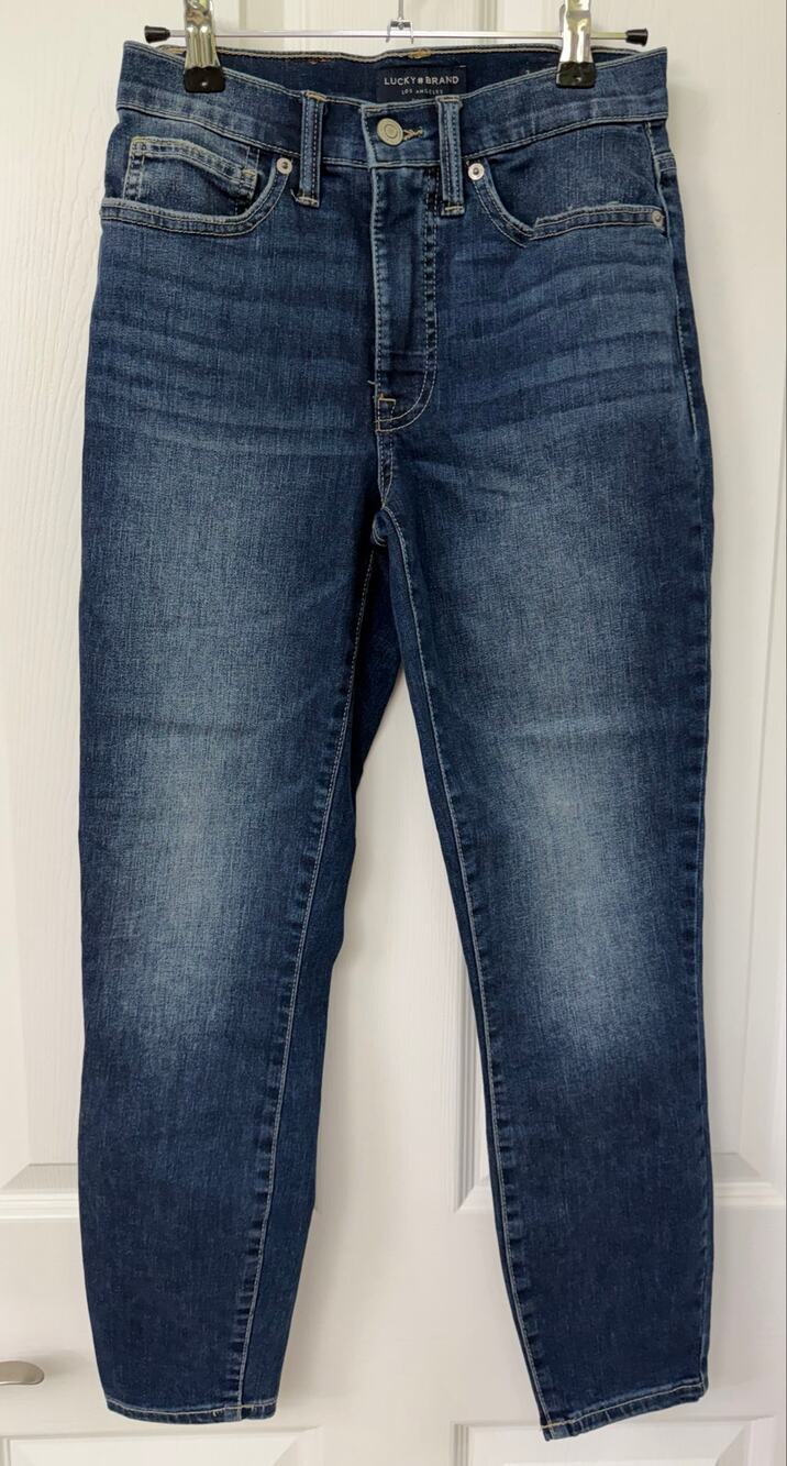 Lucky Brand High Rise Skinny Bridgette 2/26 denim jeans ankle